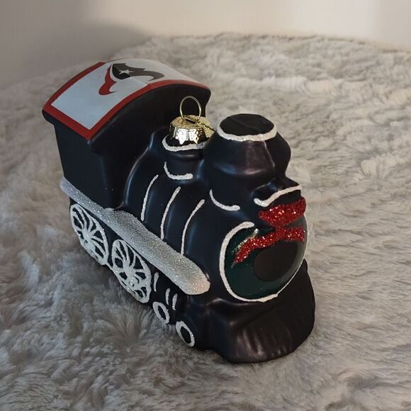 NFL Houston Texans Glass Christmas Ornament - Picture 5 of 7